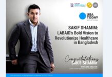 ল্যাবএইডের কর্ণধার সাকিফ শামীমকে নিয়ে ইউএসএ টুডে’র ফিচার