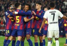 কুন্দের জোড়া গোলে ফ্রাঙ্কফুর্টকে হারালো বার্সা