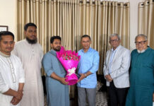 নাহিদ ইসলামের বাসায় তারেক রহমান