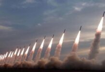 ইসরাইলি সেনাদের লক্ষ্য করে হিজবুল্লাহর একের পর এক রকেট হামলা